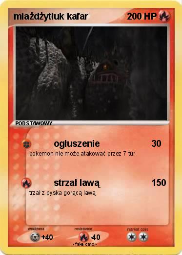 Pokemon miażdżytłuk kafar