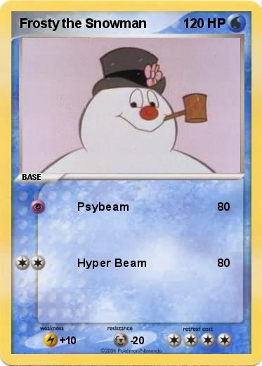 Pokemon Frosty the Snowman