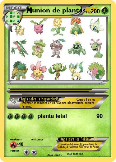 Pokemon union de plantas