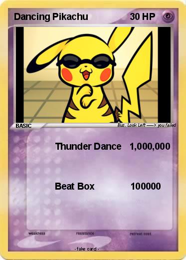Pokemon Dancing Pikachu