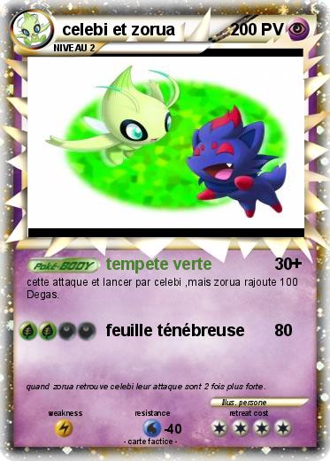 Pokemon celebi et zorua