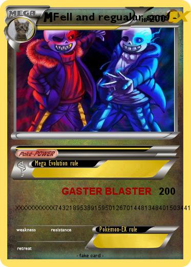 Pokemon Fell and regualar sans