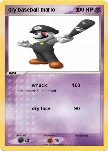 Pokemon dry baseball mario              2