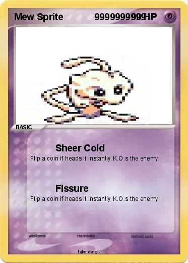 Pokemon Mew Sprite            9999999999