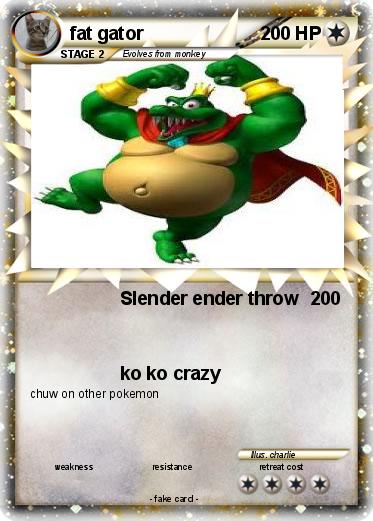 Pokemon fat gator