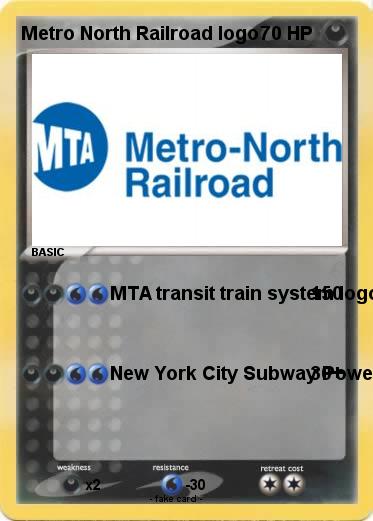 Pokemon Metro North Railroad logo