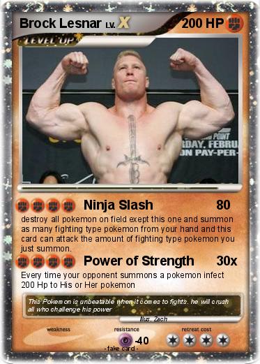 Pokemon Brock Lesnar