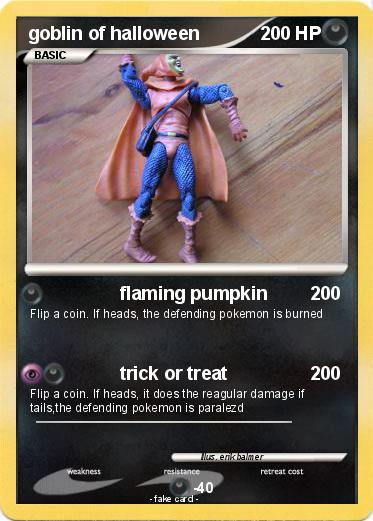Pokemon goblin of halloween