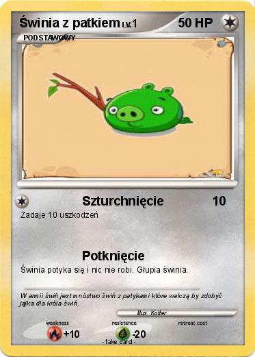 Pokemon Świnia z patkiem