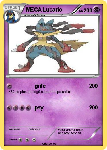Pokemon MEGA Lucario