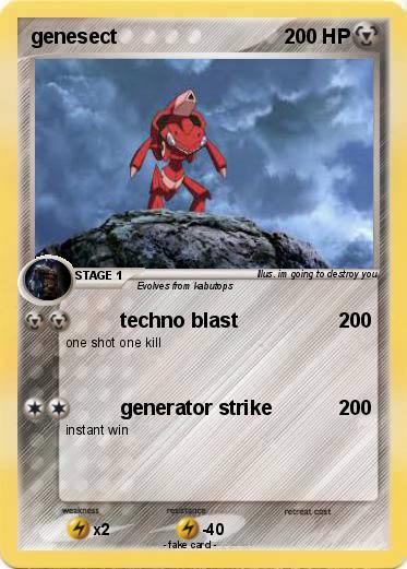 Pokemon genesect