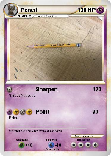 Pokemon Pencil
