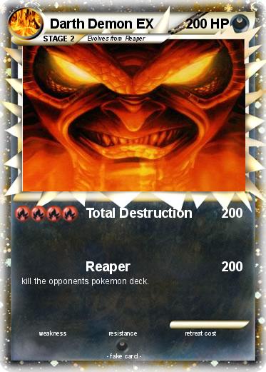 Pokemon Darth Demon EX