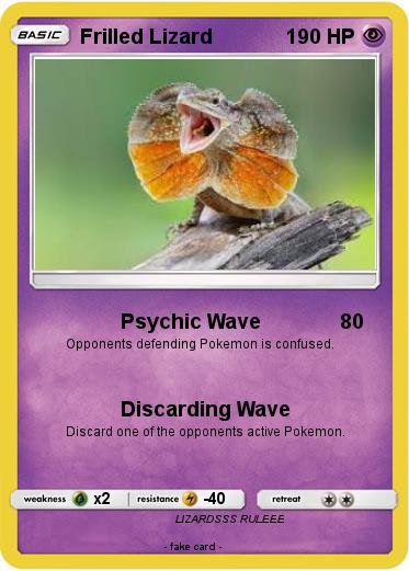 Pokemon Frilled Lizard