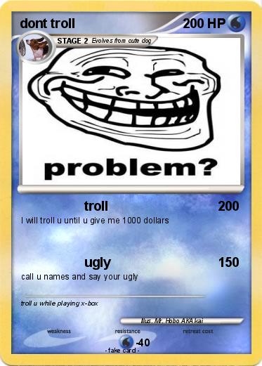Pokemon dont troll