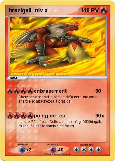 Pokemon brazigali  niv x
