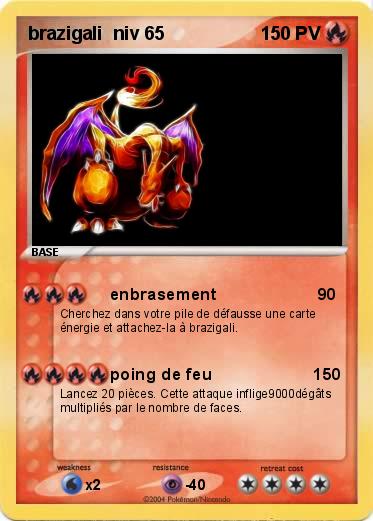 Pokemon brazigali  niv 65