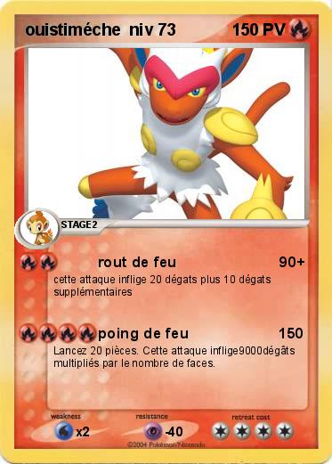 Pokemon ouistiméche  niv 73