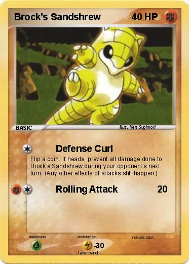 Pokemon Brock's Sandshrew