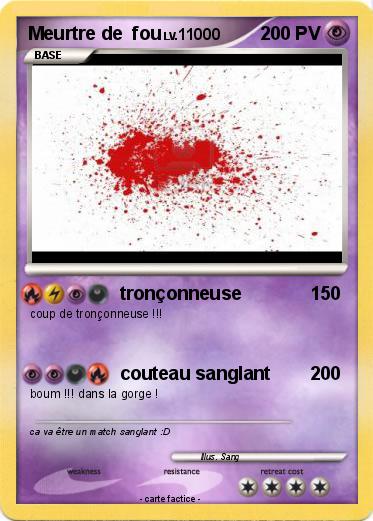 Pokemon Meurtre de  fou