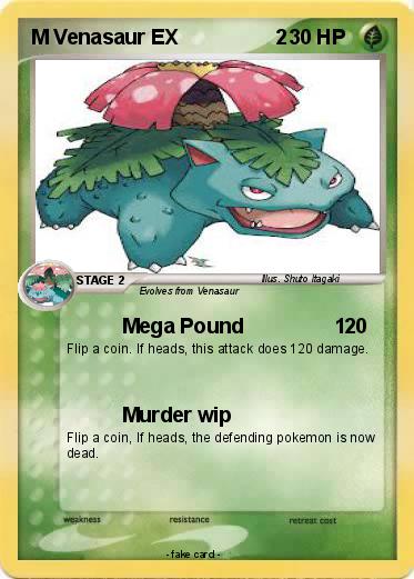 Pokemon M Venasaur EX                 2