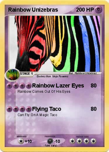 Pokemon Rainbow Unizebras