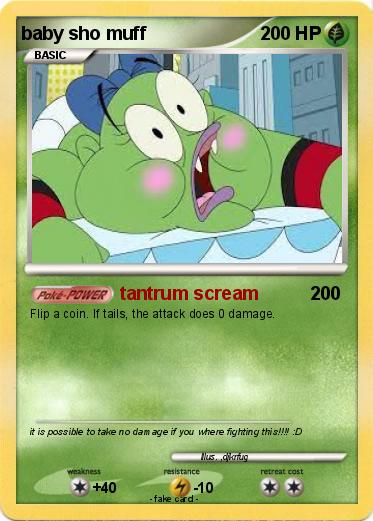 Pokemon baby sho muff