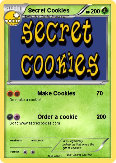 Pokemon Secret Cookies