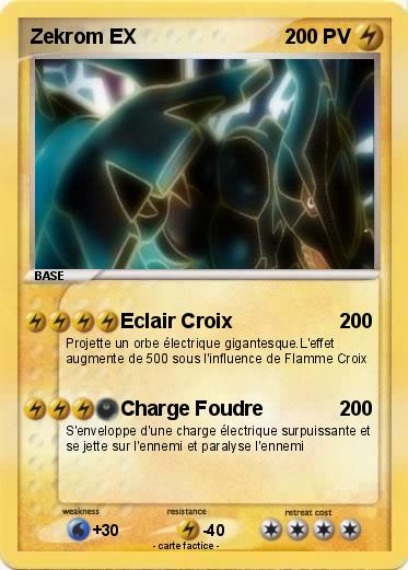 Pokemon Zekrom EX