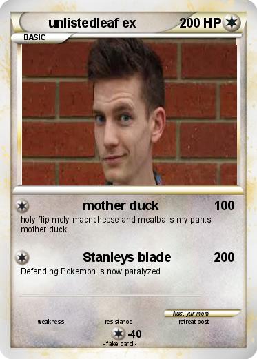 Pokemon unlistedleaf ex