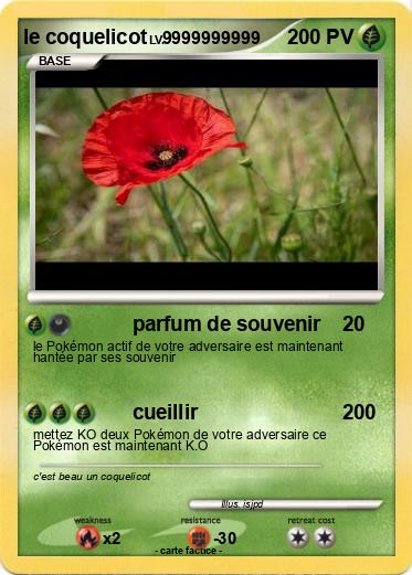 Pokemon le coquelicot
