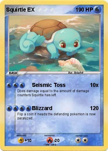 Pokemon Squirtle EX