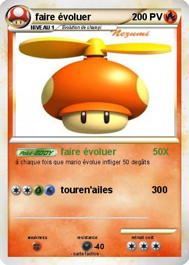 Pokemon faire évoluer