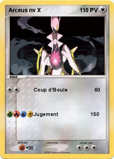 Pokemon Arceus nv X