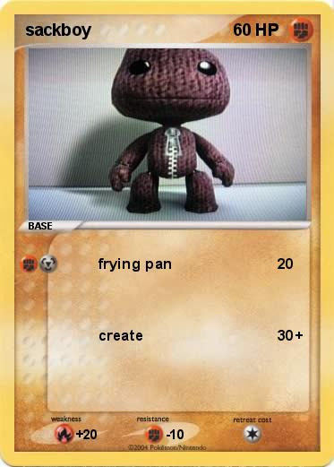 Pokemon sackboy