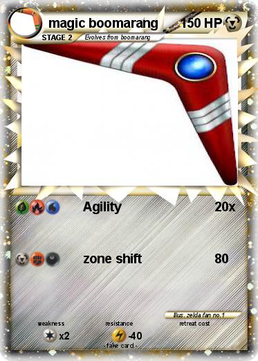 Pokemon magic boomarang