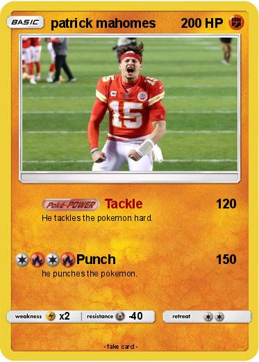 Pokemon patrick mahomes