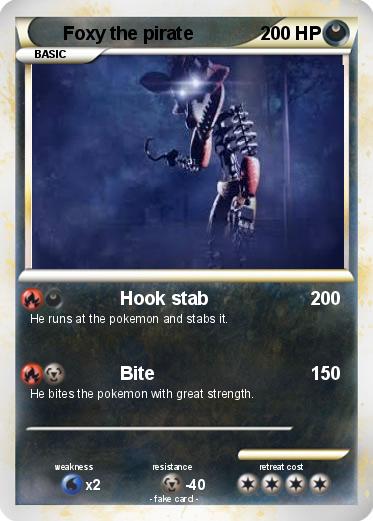 Pokemon Foxy the pirate
