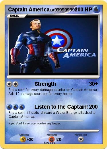 Pokemon Captain America