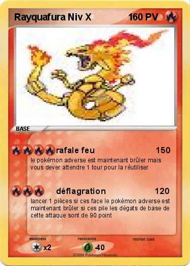 Pokemon Rayquafura Niv X              1