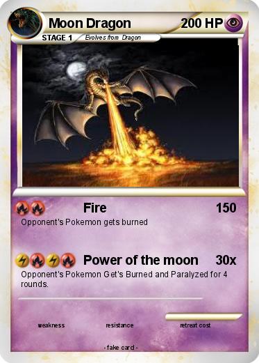 Pokemon Moon Dragon
