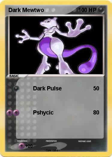 Pokemon Dark Mewtwo