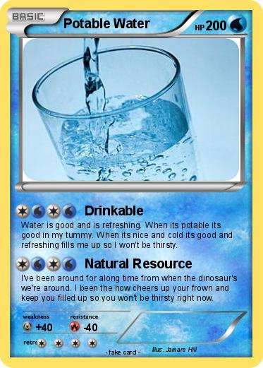 Pokemon Potable Water