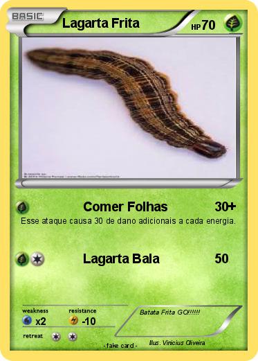 Pokemon Lagarta Frita