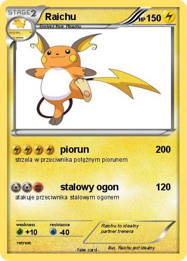 Pokemon Raichu