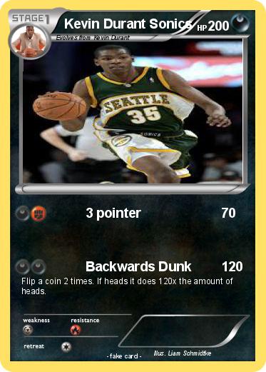 Pokemon Kevin Durant Sonics