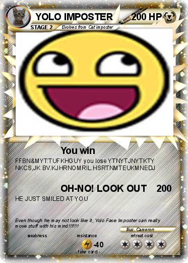 Pokemon YOLO IMPOSTER