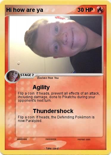 Pokemon Hi how are ya