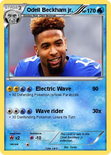 Pokemon Odell Beckham jr.