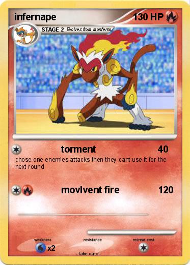 Pokemon infernape